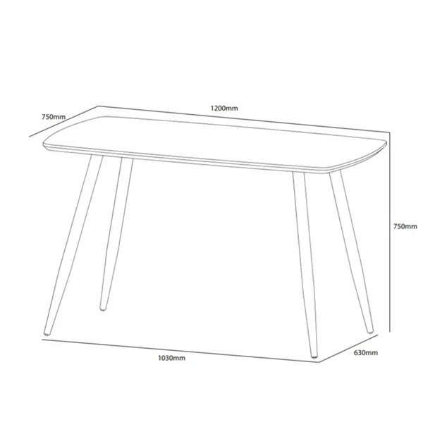 Remus 5 Piece Dining Set Pink