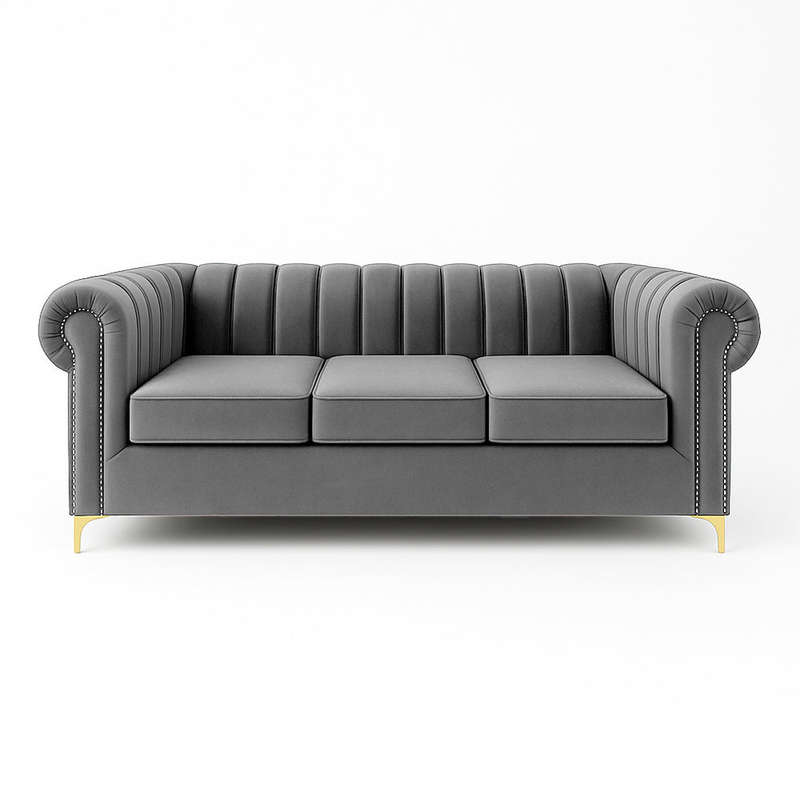 Latina 3 Seater Stripe Couch