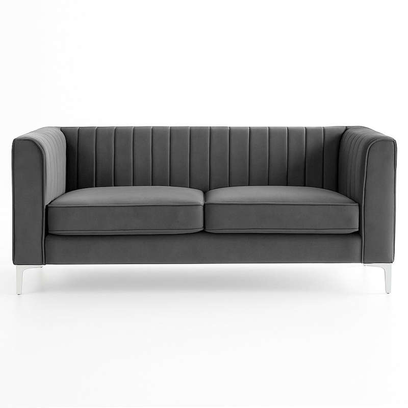 Oxford Three Seater Stripe Velvet