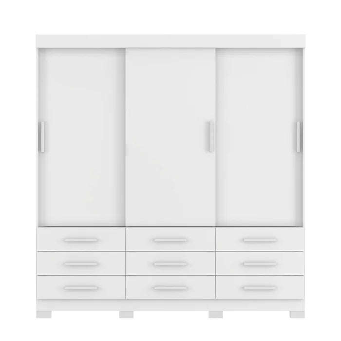 iDeale Max 3-Door 9-Drawer  Wardrobe