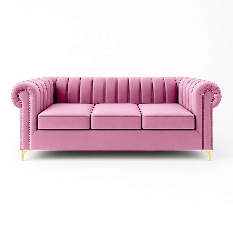 Latina 3 Seater Stripe Couch