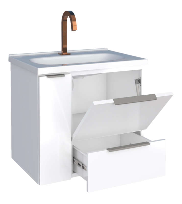 Caqui Steel bathroom Vanity