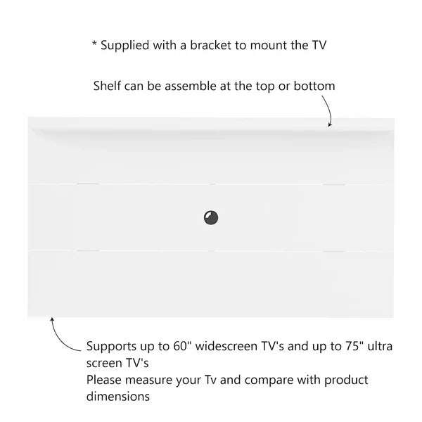 Slim Tv Panel White