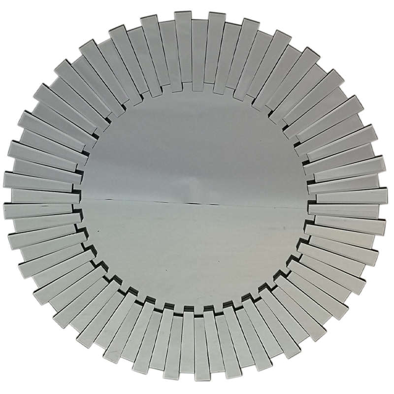 Blossom Silver Round Mirror