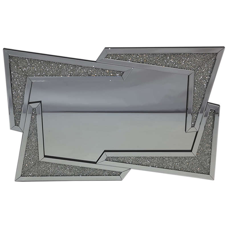 Philomena Silver Square Mirror Only Jagger-ed