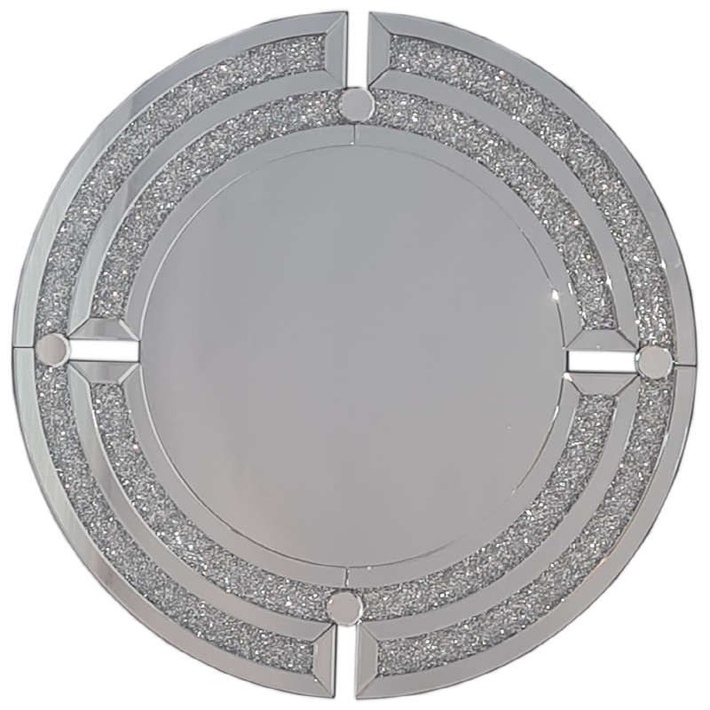 Sadira Silver Round Mirror Only