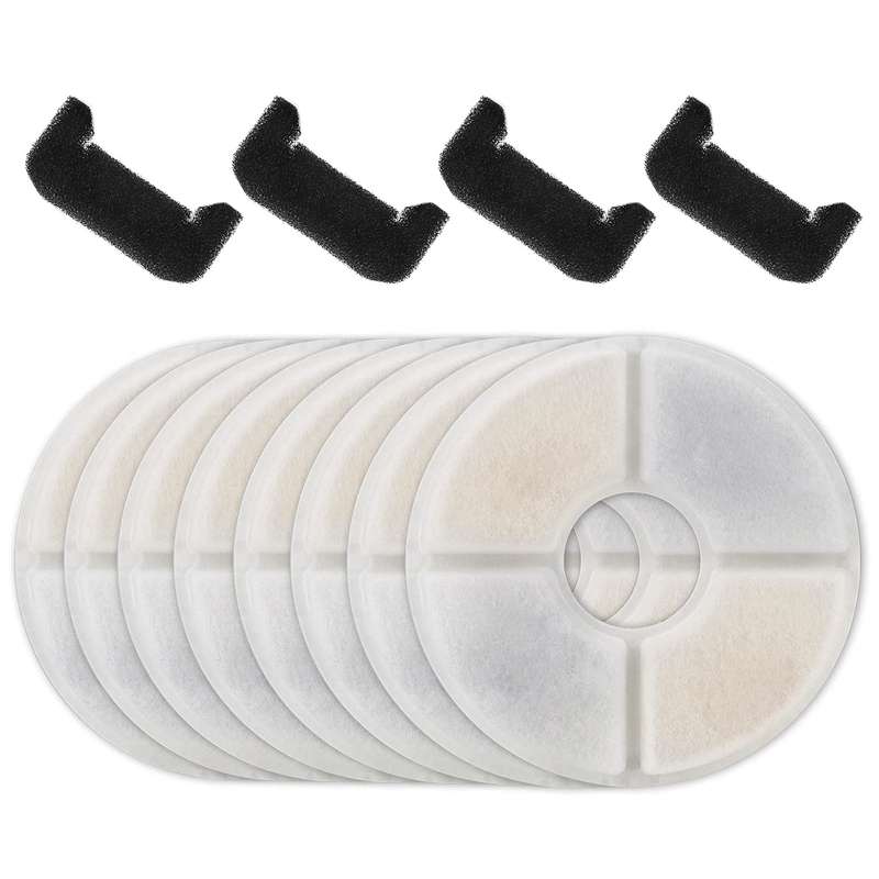 Reptronic Cat/Dog White Water Fountain Combo Filter & Pump Filter Replacement-4 Pack