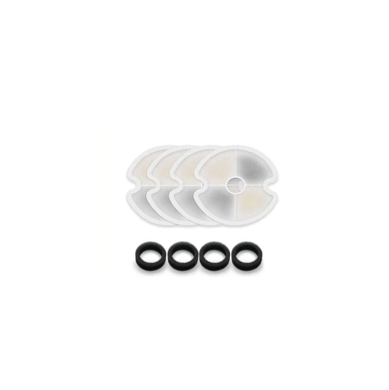 Cat/Dog Stainless Steel Water Fountain Combo Filter Replacement and Pump Filter Replacement - 4 Pack