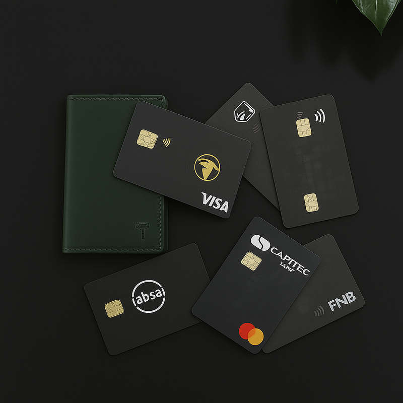Hammer&Hide Genuine Saddle Leather Pop Up Wallet-Dark Green with Black Aluminum case - Unisex