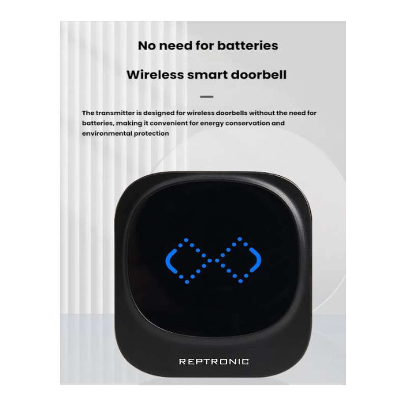 Reptronic DIY black wireless doorbell: RPTDB46 - 1R1B
