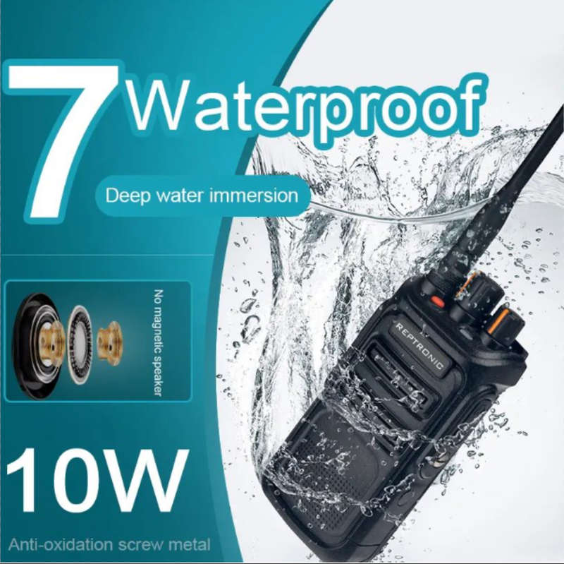 Reptronic P70 Two Way Radio: 5-10km Extra Long Range