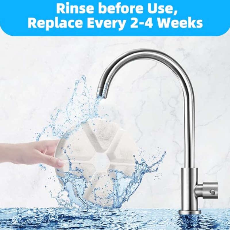 Reptronic 6 pack Round Filters for Reptronic Stainless Steel 2.5L Fountain