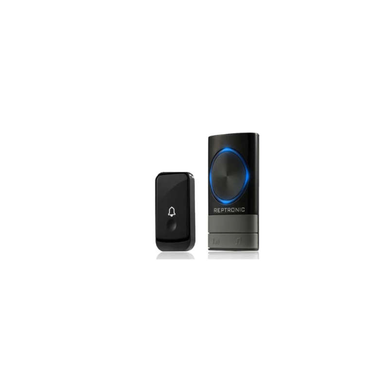 Reptronic DIY Wireless Doorbell RTPDB27 Black 1B1R
