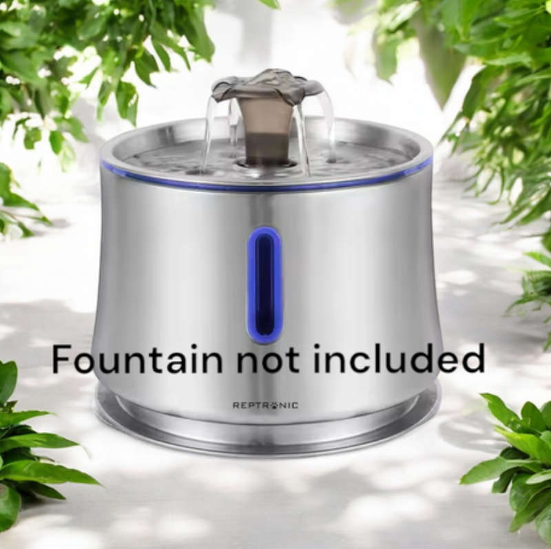 Reptronic 6 pack Round Filters for Reptronic Stainless Steel 2.5L Fountain