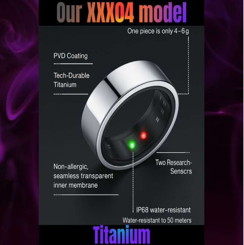 AI Smart Health Ring: Model XXX04 (Nexring)