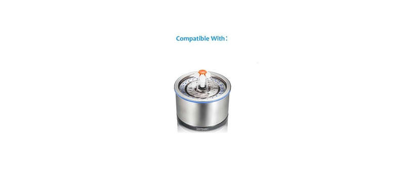 Cat/Dog Stainless Steel Water Fountain Pump Replacement
