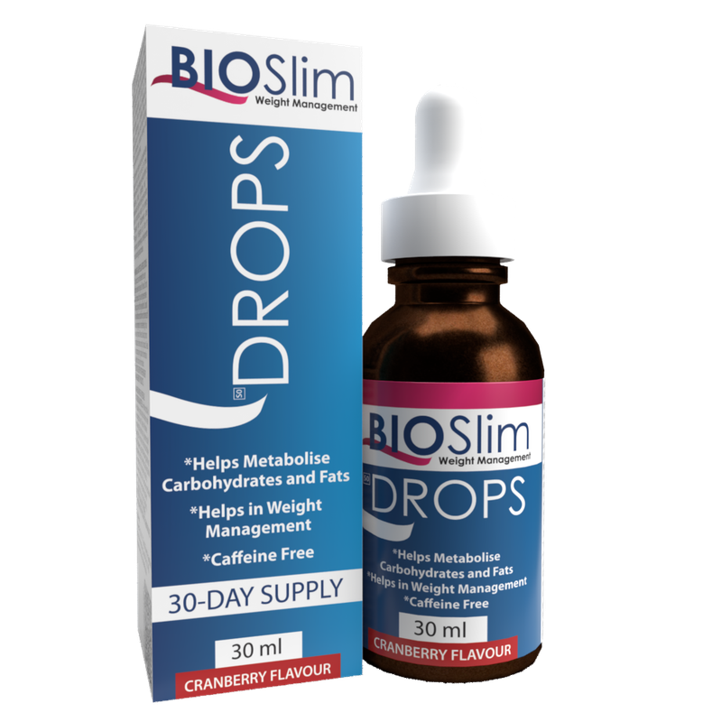 BioSlim Drops Cranberry Flavour 30ml