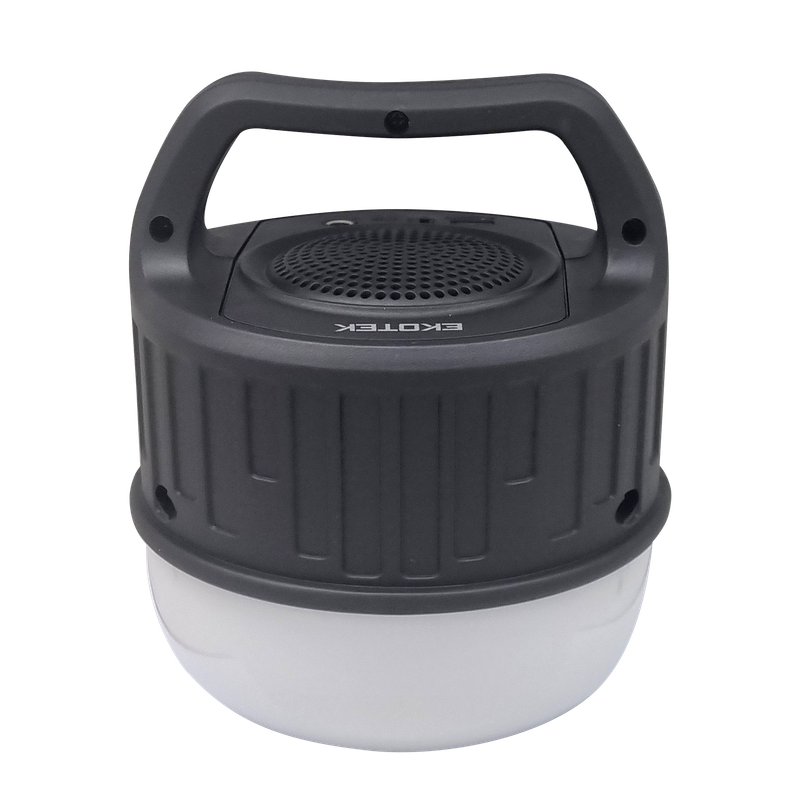 EKOTEK Rechargeable Boombox with Subwoofer & Light