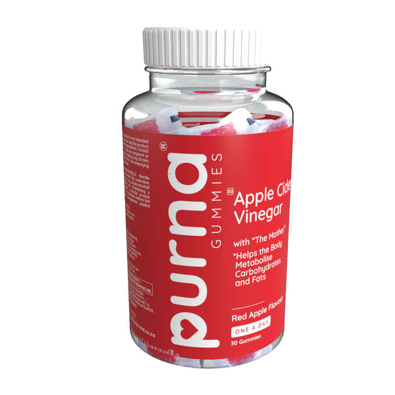 Vita-Aid Purna Apple Cider Vinegar with the 'Mother' Gummies 30s - 2 PACK