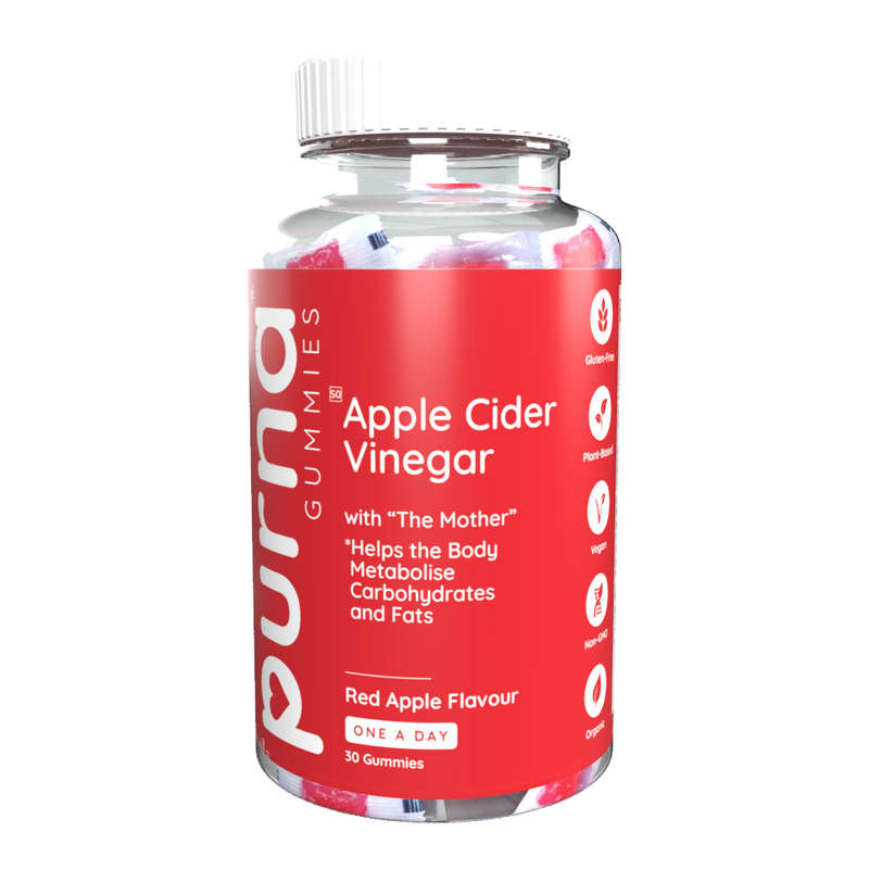 Vita-Aid Purna Apple Cider Vinegar with the 'Mother' Gummies 30s - 2 PACK