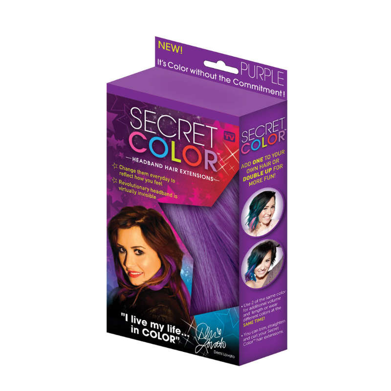 Secret Color Extensions RED, BLUE, PINK, PURPLE