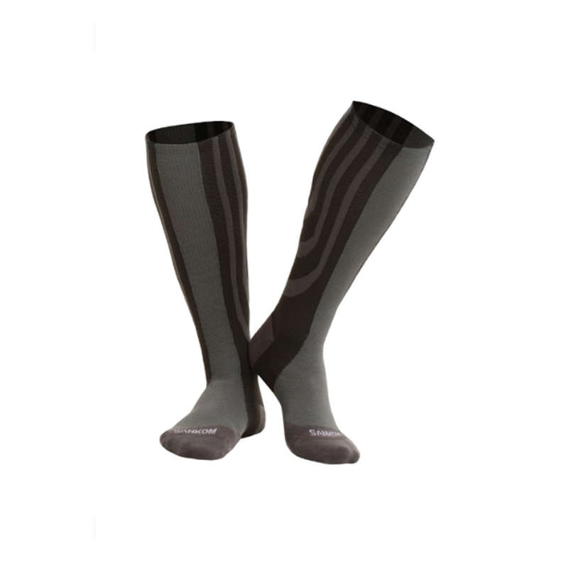 Sankom Patent Light Socks-(3 Pair Deal) Black or Grey