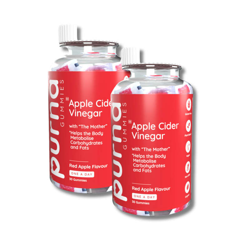 Vita-Aid Purna Apple Cider Vinegar with the 'Mother' Gummies 30s - 2 PACK