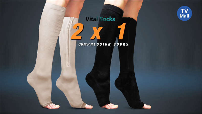 Vital Socks (2 Pairs)-2XL/3XL