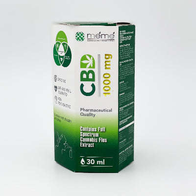 MEME CBD OIL 1000MG/30ML