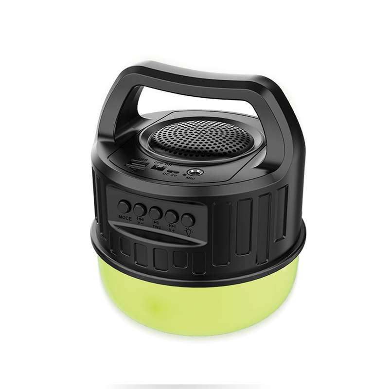 EKOTEK Rechargeable Boombox with Subwoofer & Light