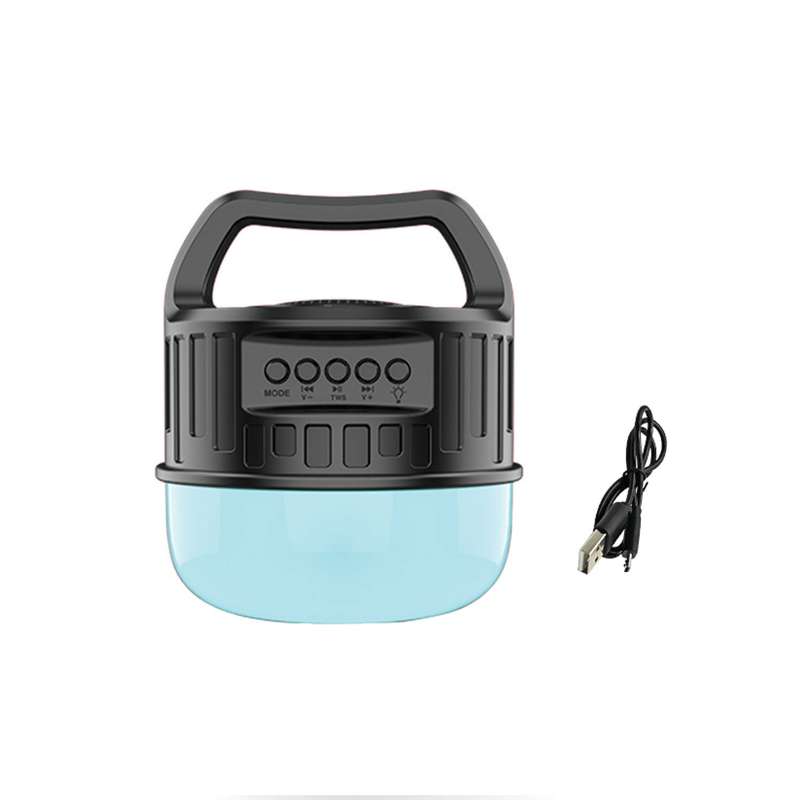 EKOTEK Rechargeable Boombox with Subwoofer & Light