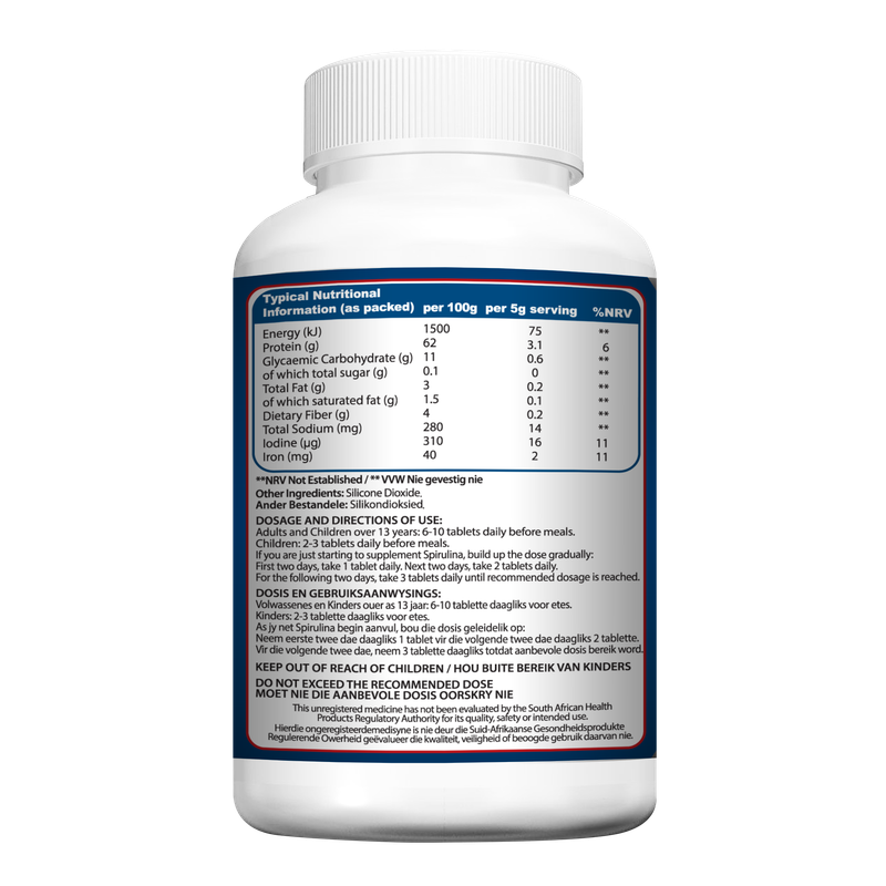 Keto Life Organic Spirulina (180s) - 2 PACK