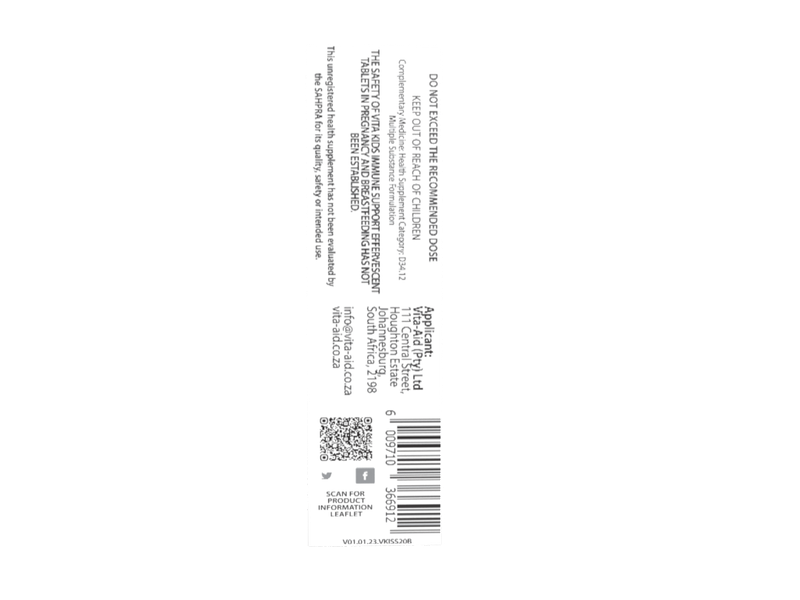 Vita Kids Immune Support Effervescent Tablets 20s Strawberry