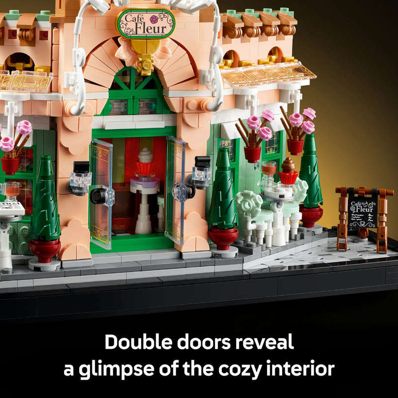 LEGO® ICONS French Café Paris Bookshelf Decor 10362