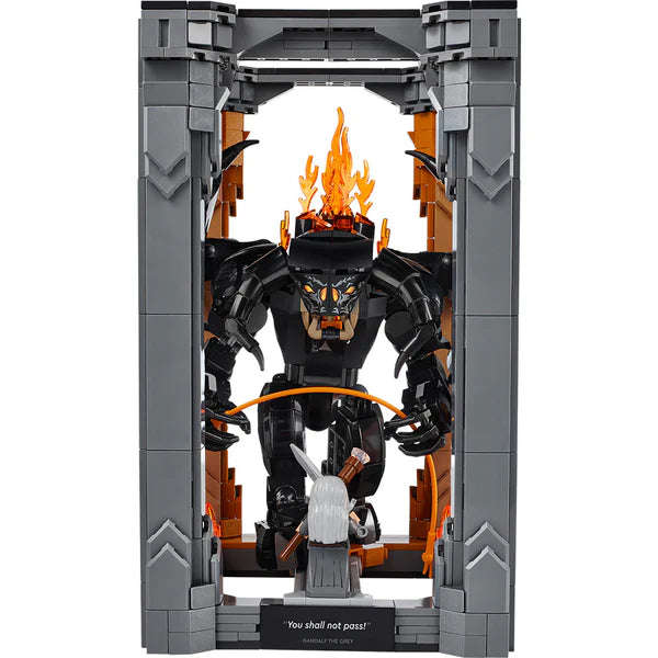 LEGO® Icons The Lord of the Rings: Balrog Book Nook Bookshelf Decor Kit 10367