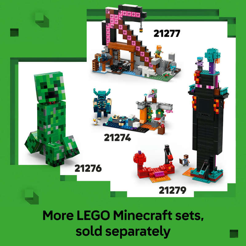 LEGO® Minecraft® The TNT Jungle House, Video Game Collectible Toy 21275