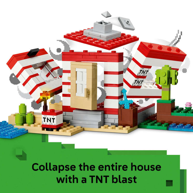 LEGO® Minecraft® The TNT Jungle House, Video Game Collectible Toy 21275
