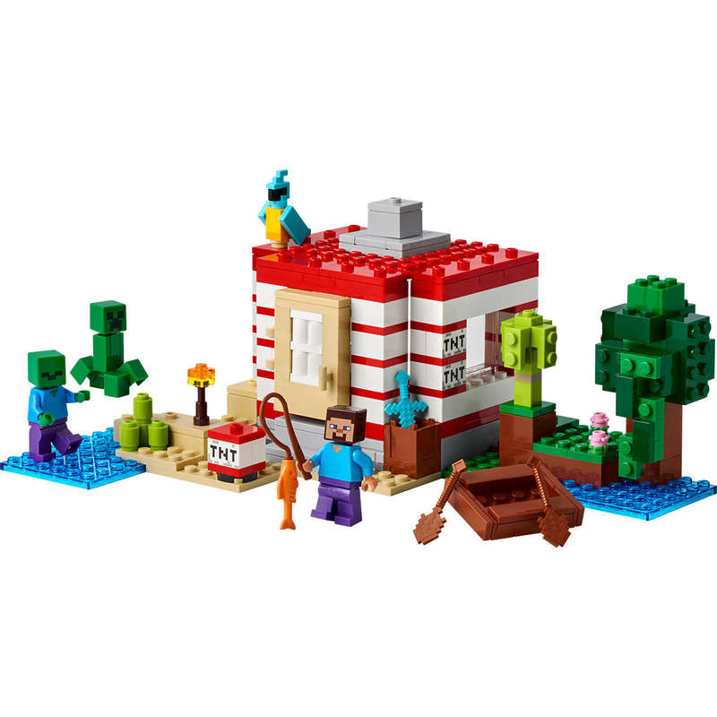 LEGO® Minecraft® The TNT Jungle House, Video Game Collectible Toy 21275