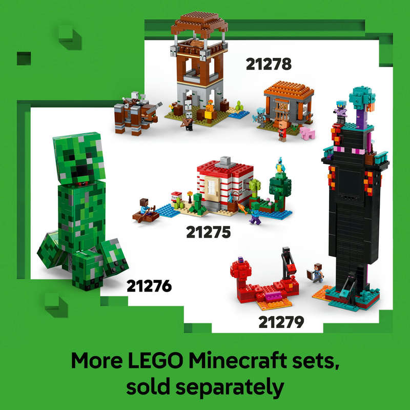 LEGO® Minecraft® The Pickaxe Mine Gamer-Room Decor and Axe Toy 21277