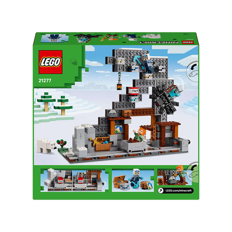 LEGO® Minecraft® The Pickaxe Mine Gamer-Room Decor and Axe Toy 21277