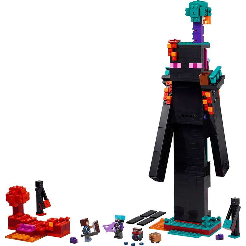 LEGO® Minecraft® The Enderman Tower Toy for Kids, Gamer Gift 21279