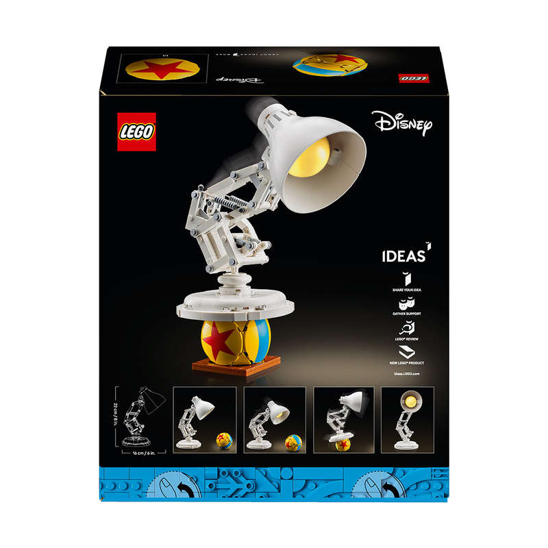 LEGO® Ideas | Disney Pixar Luxo Jr. Buildable Display Model 21357