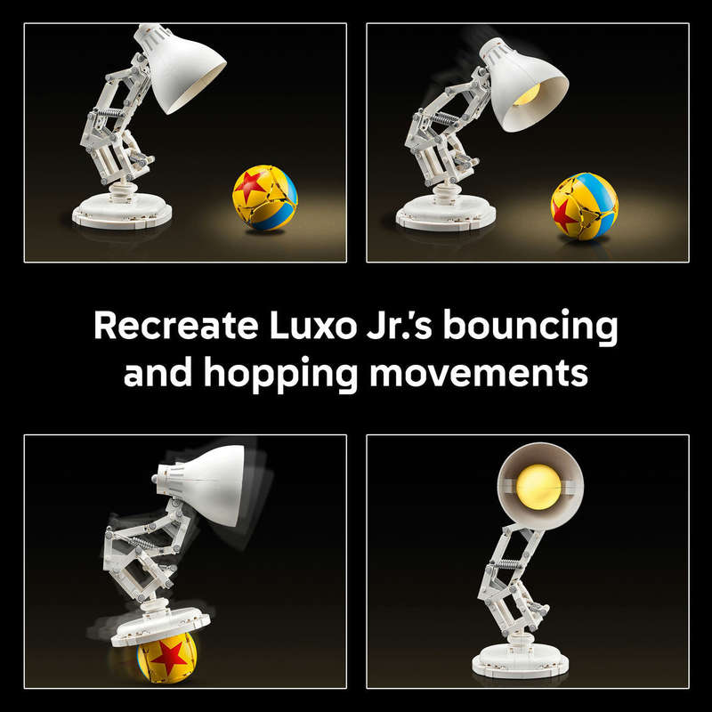 LEGO® Ideas | Disney Pixar Luxo Jr. Buildable Display Model 21357