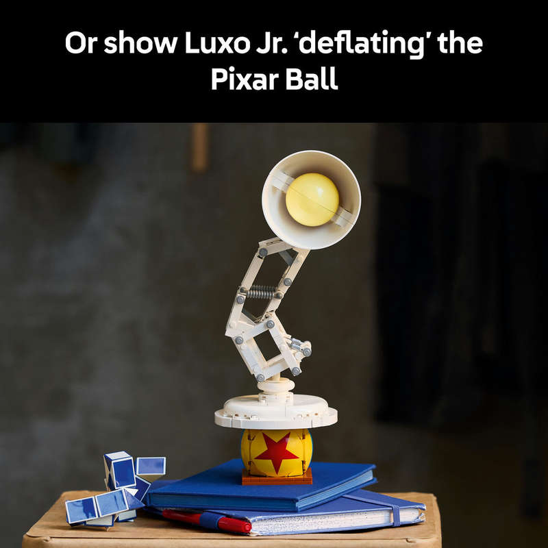LEGO® Ideas | Disney Pixar Luxo Jr. Buildable Display Model 21357