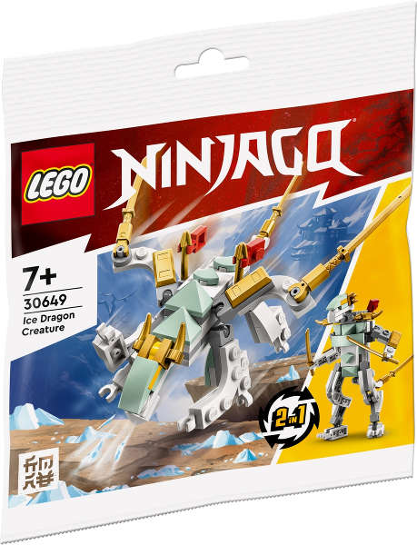 LEGO® NINJAGO® Ice Dragon Creature 30649 Building Toy Set (4 Pieces)