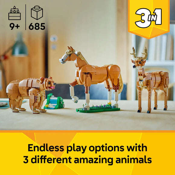 LEGO® Creator 3in1 Beautiful Horse Toy Animal Building Set 31166