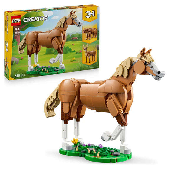 LEGO® Creator 3in1 Beautiful Horse Toy Animal Building Set 31166