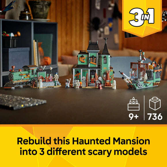 LEGO® Creator 3in1 Haunted Mansion House Building Toy 31167