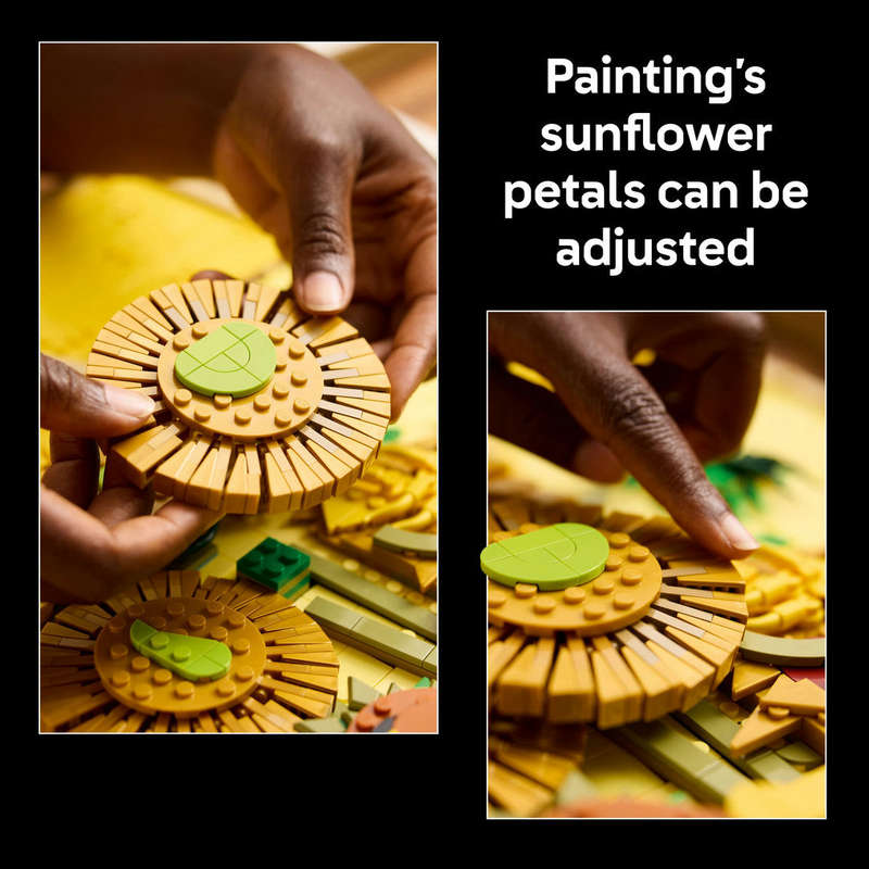 LEGO® Art Vincent van Gogh  Sunflowers Wall Artwork Building Set 31215
