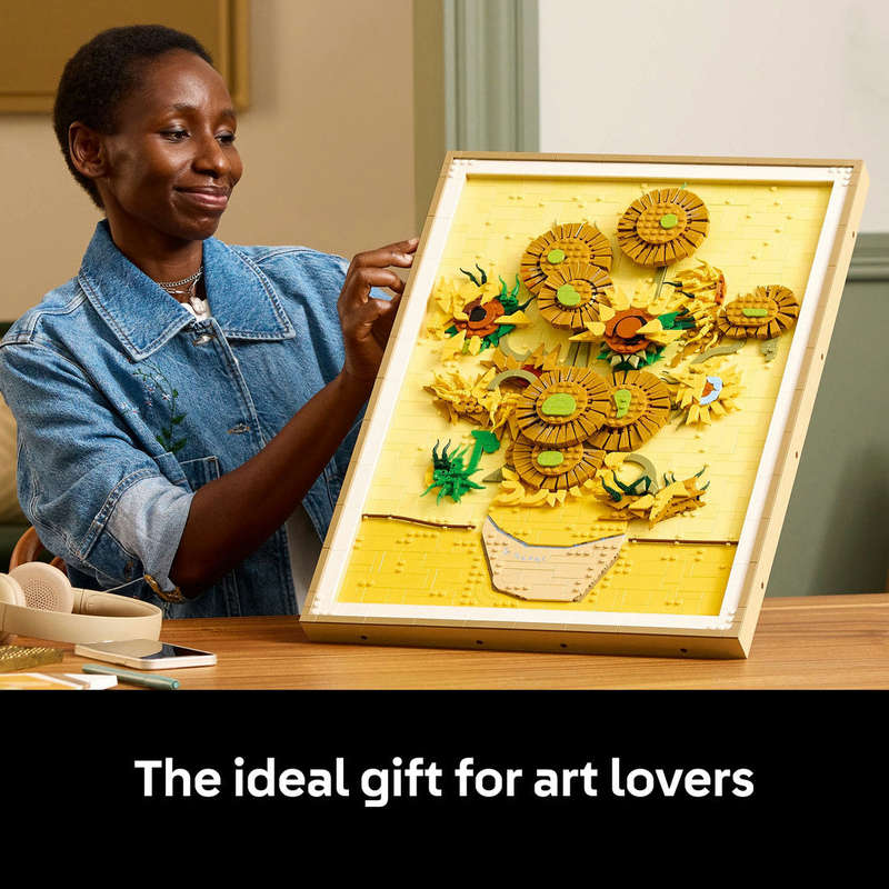 LEGO® Art Vincent van Gogh  Sunflowers Wall Artwork Building Set 31215